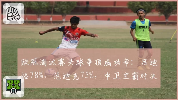 欧冠淘汰赛头球争顶成功率：吕迪格78%，范迪克75%，中卫空霸对决