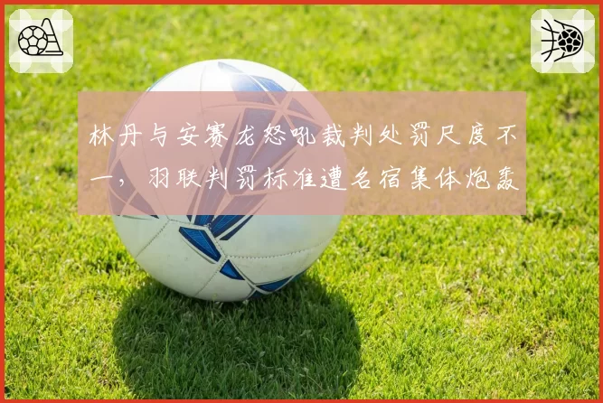 林丹与安赛龙怒吼裁判处罚尺度不一,羽联判罚标准遭名宿集体炮轰