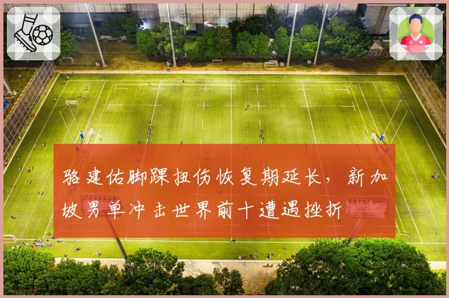 骆建佑脚踝扭伤恢复期延长，新加坡男单冲击世界前十遭遇挫折